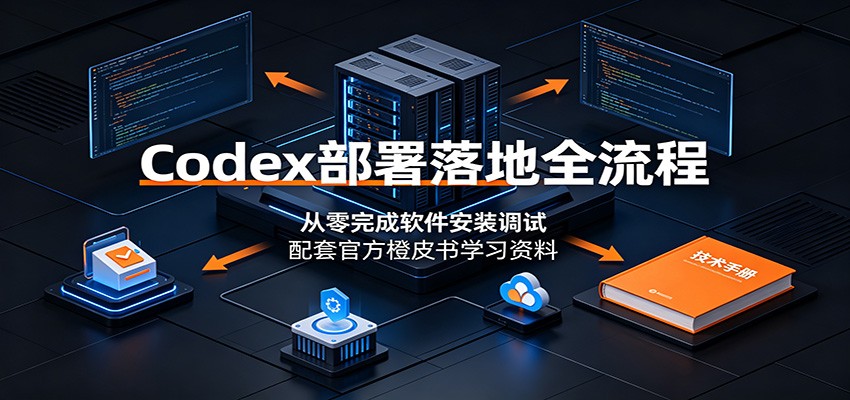 Codex部署落地全流程：从零完成软件安装调试，配套官方橙皮书学习资料-青禾学社