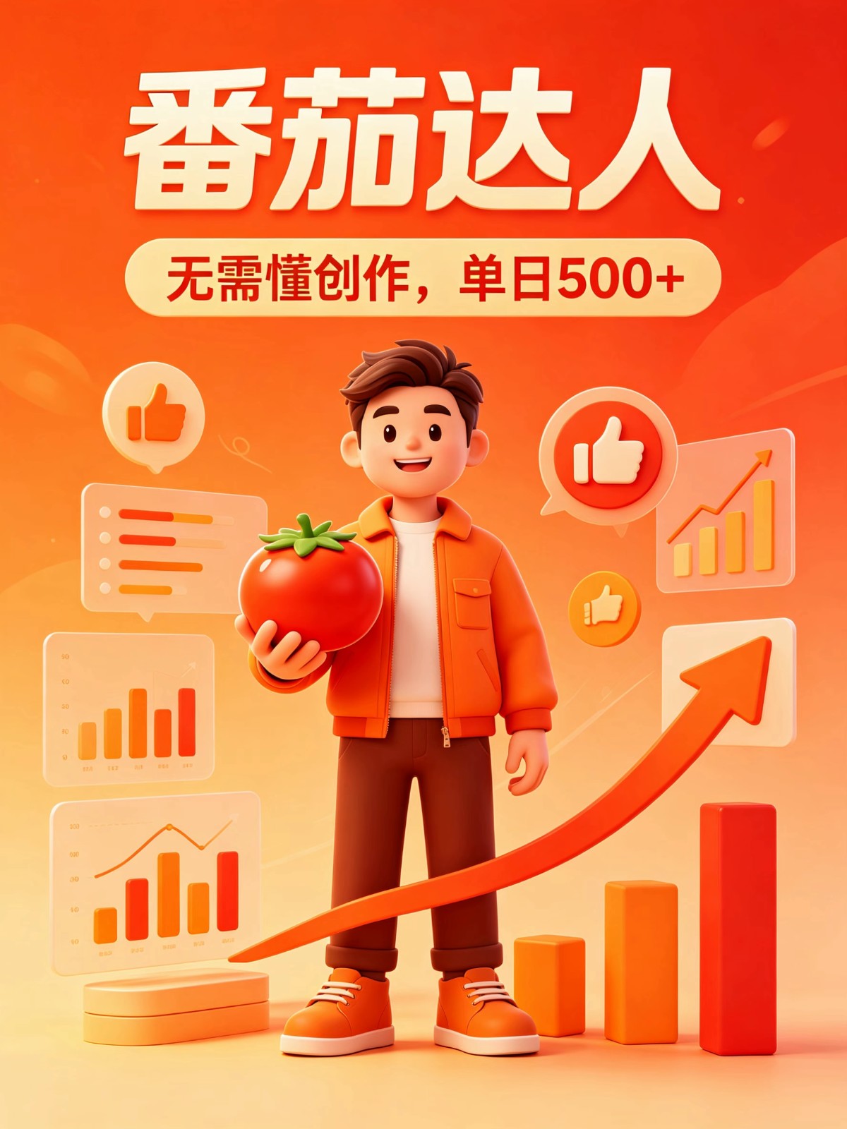 番茄小说达人全自动变现，普通人轻松日入500+-青禾学社