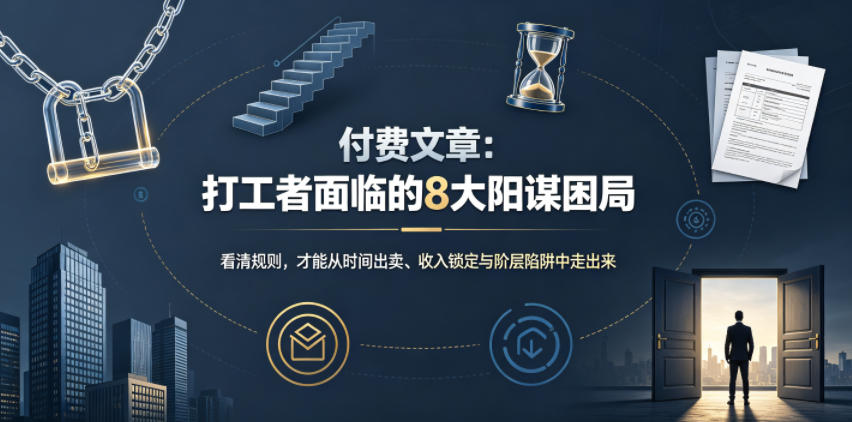 付费文章：打工者面临的8大阳谋困局-青禾学社