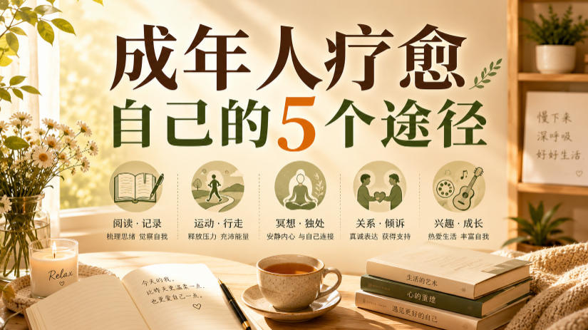 付费文章：成年人疗愈自己的5个途径-青禾学社