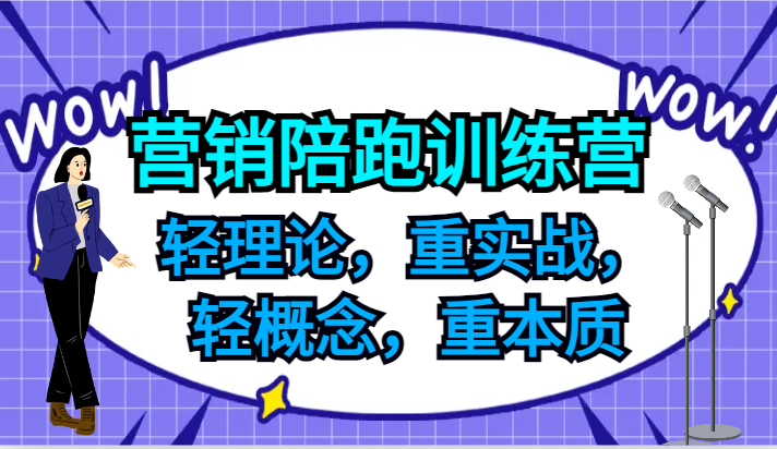 营销陪跑训练营,轻理论,重实战,轻概念,重本质,适合中小企业和初创企业的老板-青禾学社