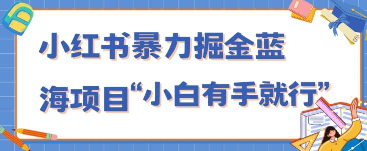 小红书暴力掘金蓝海项目,轻松日入1000+、小白有手就行(附新引流方法,不违规)-青禾学社