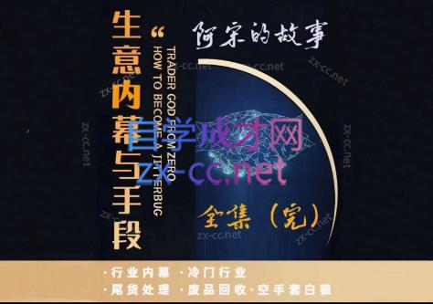 阿宋的故事·生意内幕与手段-青禾学社