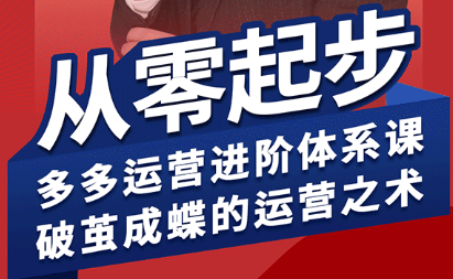 海神·拼多多运营进阶系统课(更新9月)-青禾学社