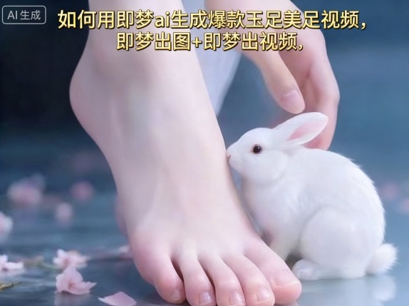 如何用即梦ai生成爆款玉足美足视频，即梦出图+即梦出视频，快速涨粉-青禾学社