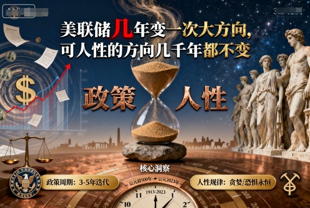 付费文章:美联储几年变一次大方向,可人性的方向几千年都不变-青禾学社