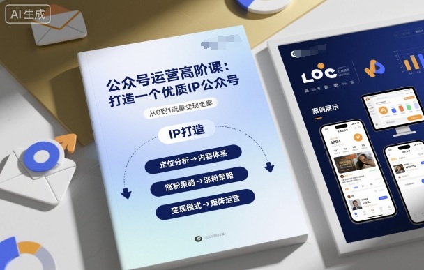 公众号运营高阶课,打造一个优质IP公众号-青禾学社