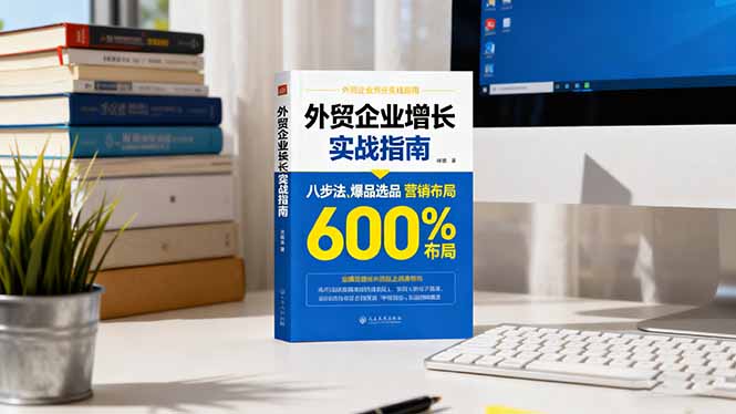 外贸企业增长实战指南，八步法、爆品选品、营销布局，业绩增长300%-青禾学社