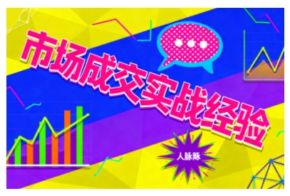 市场成交实战经验,从认知觉醒到实操落地,快速掌握市场开拓与成交核心能力-青禾学社