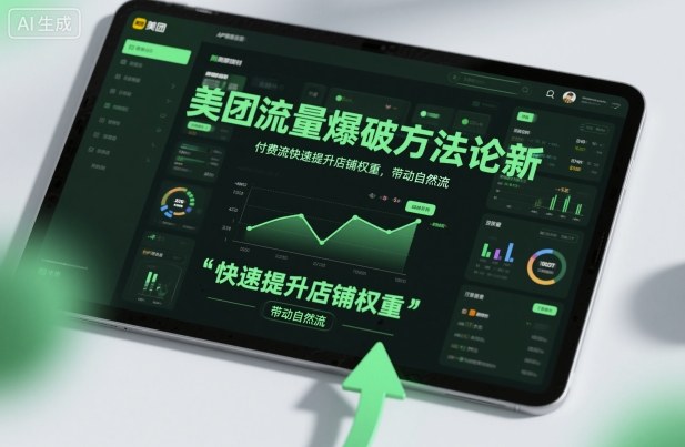 美团流量爆破方法论,付费流快速提升店铺权重,带动自然流-青禾学社