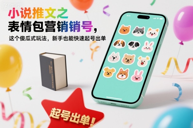 小说推文之表情包营销号,这个傻瓜式玩法,新手也能快速起号出单-青禾学社