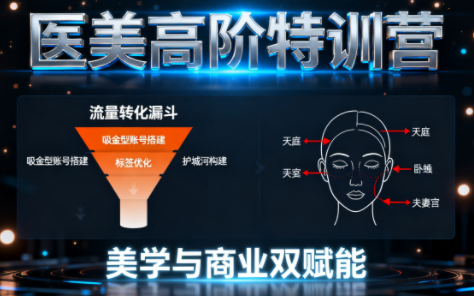 0-1000万医美高阶特训营课程-青禾学社