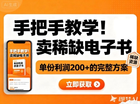 手把手教学!在小红书卖稀缺电子书,单份利润2张+的完整方案-青禾学社