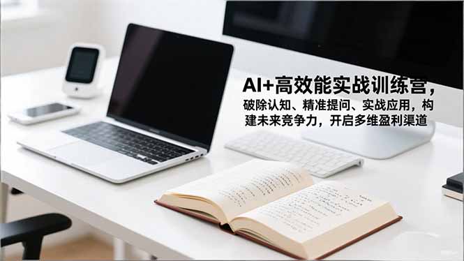 AI+高效能实战训练营，破除认知、精准提问、实战应用，构建未来竞争力，开启多维盈利渠道-青禾学社