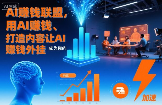 AI賺钱联盟，用AI賺钱、打造内容让AI成为你的賺钱外挂-青禾学社