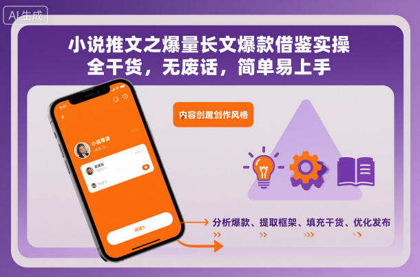 小说推文之爆量长文爆款借鉴实操，全干货，无废话，简单易上手-青禾学社