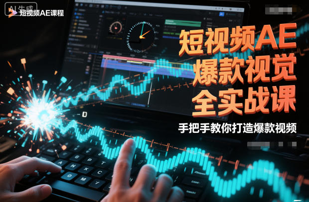 短视频AE爆款视觉全实战课,手把手教你打造爆款视频-青禾学社