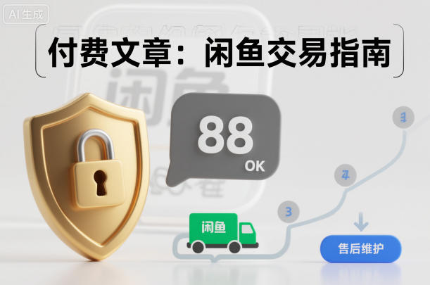 付费文章：闲鱼交易指南，怎么才能降低被坑被马扁的概率-青禾学社