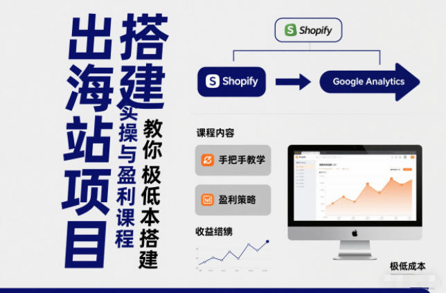 小淘出海站项目,搭建实操与盈利课程,手把手教你用极低成本搭建-青禾学社