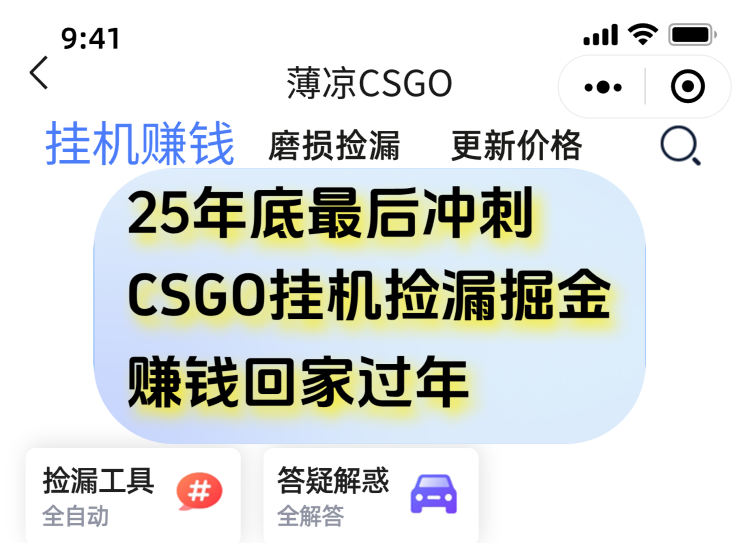 用CSGO游戏挂机捡漏掘金赚钱掘金，一部手机轻松日入500+-青禾学社
