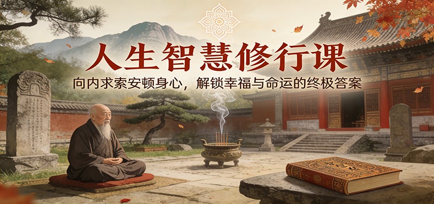人生智慧修行课：向内求索安顿身心，解锁幸福与命运的终极答案-青禾学社