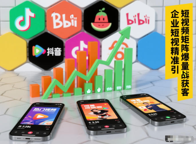 企业短视频精准引流矩阵获客，短视频矩阵爆量战法-青禾学社