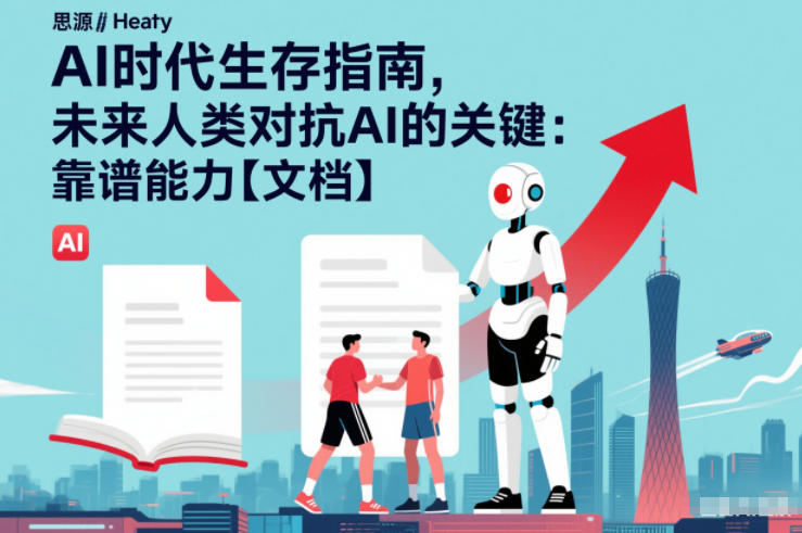 AI时代生存指南，未来人类对抗AI的关键：靠谱能力【文档】-青禾学社