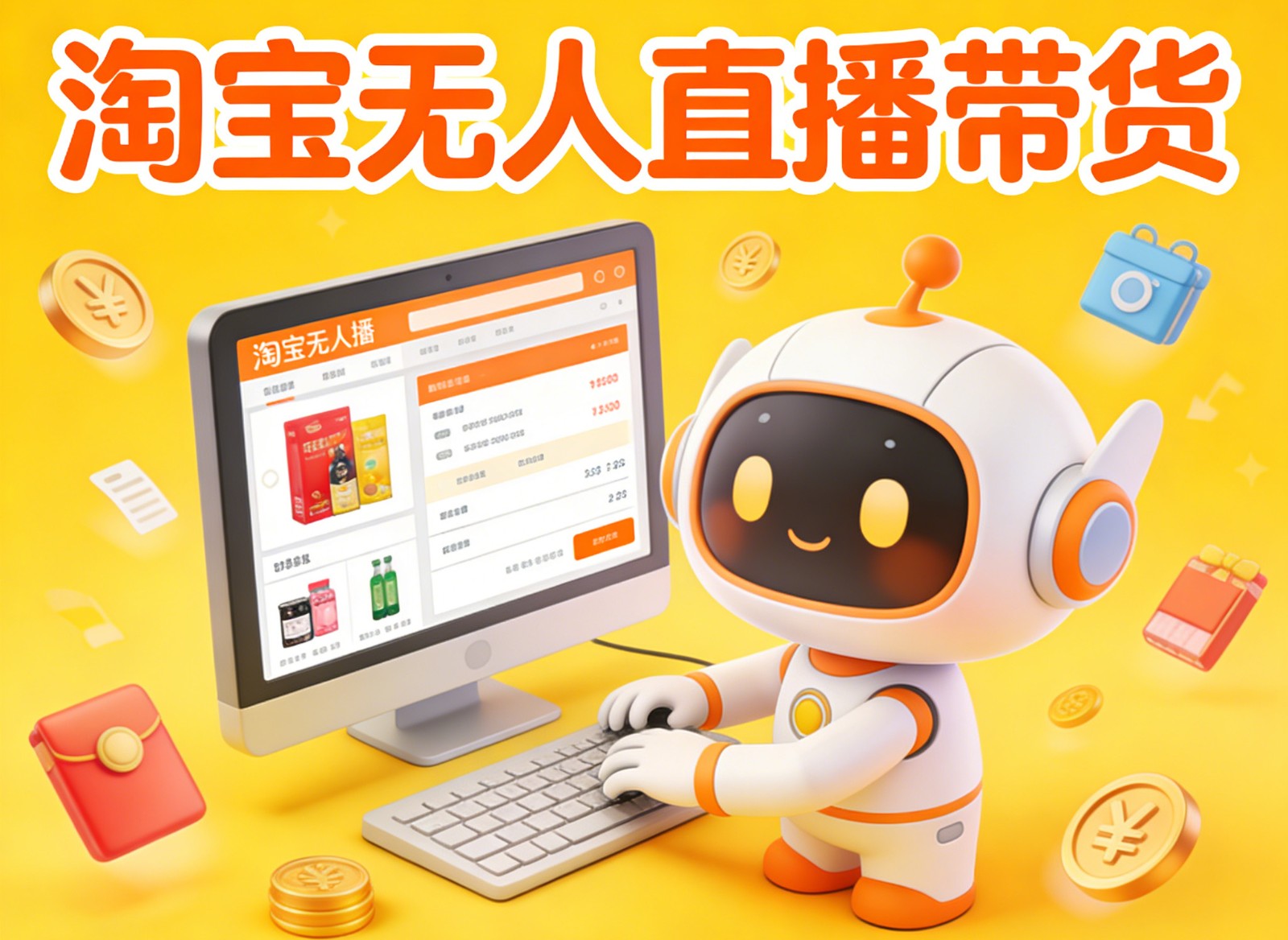 淘宝无人直播带货,24小时自动卖货,月佣金1W+,不违规不封号,不用露脸-青禾学社