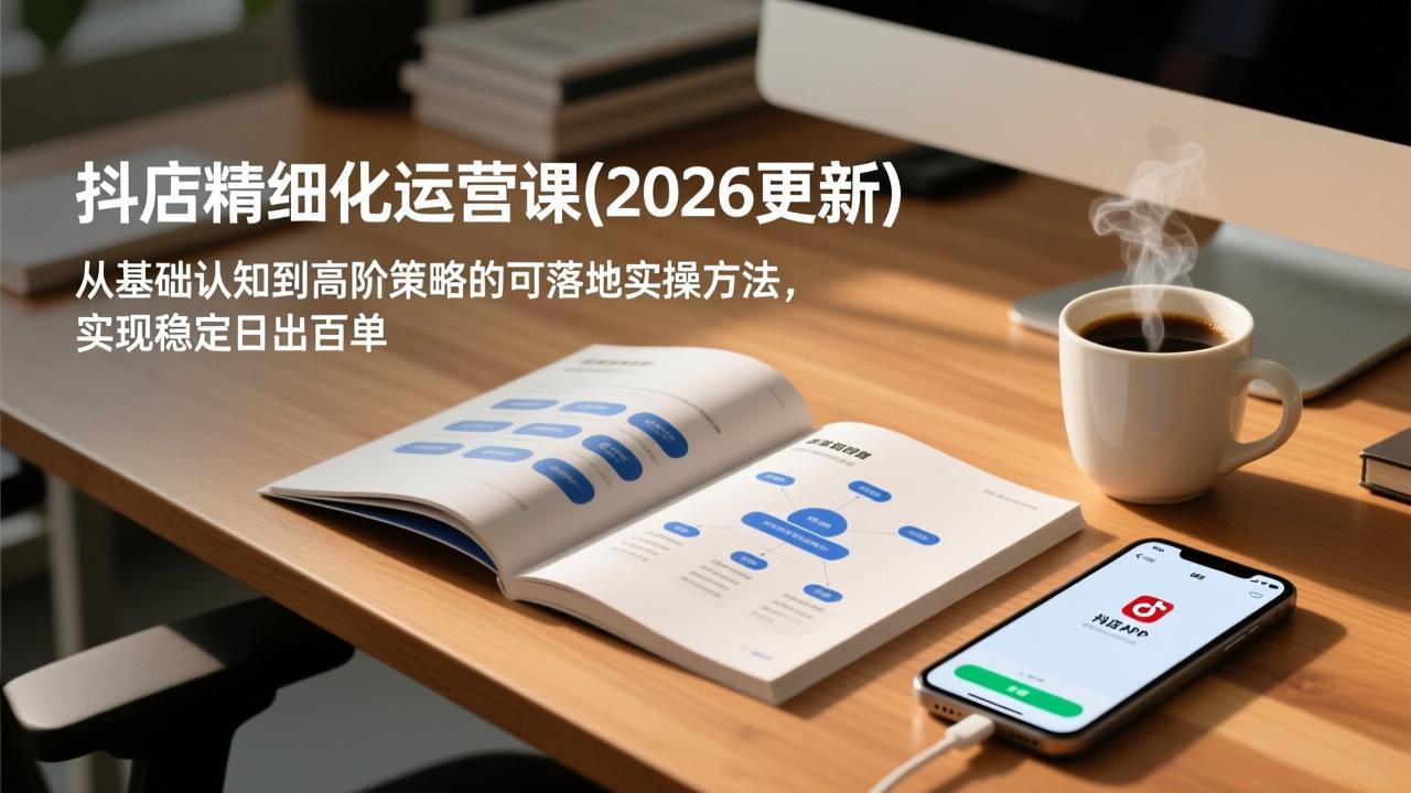 抖店精细化运营课(2026更新-青禾学社