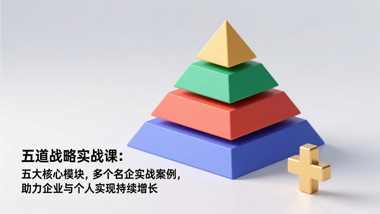 五道战略实战课：五大核心模块，多个名企实战案例，助力企业与个人实现持续增长-青禾学社