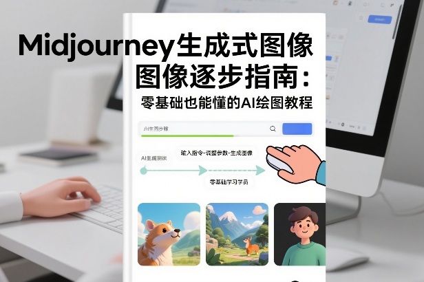 Midjourney生成式图像逐步指南：零基础也能懂的AI绘图教程-青禾学社