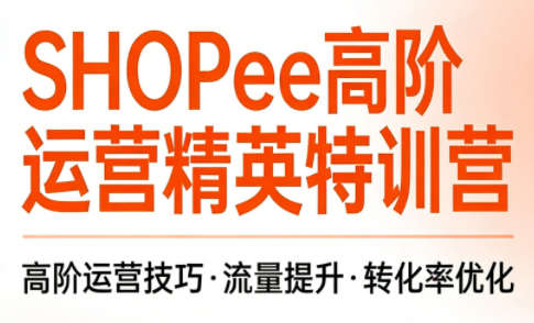 梦凡老师·Shopee虾皮高阶运营课程-青禾学社
