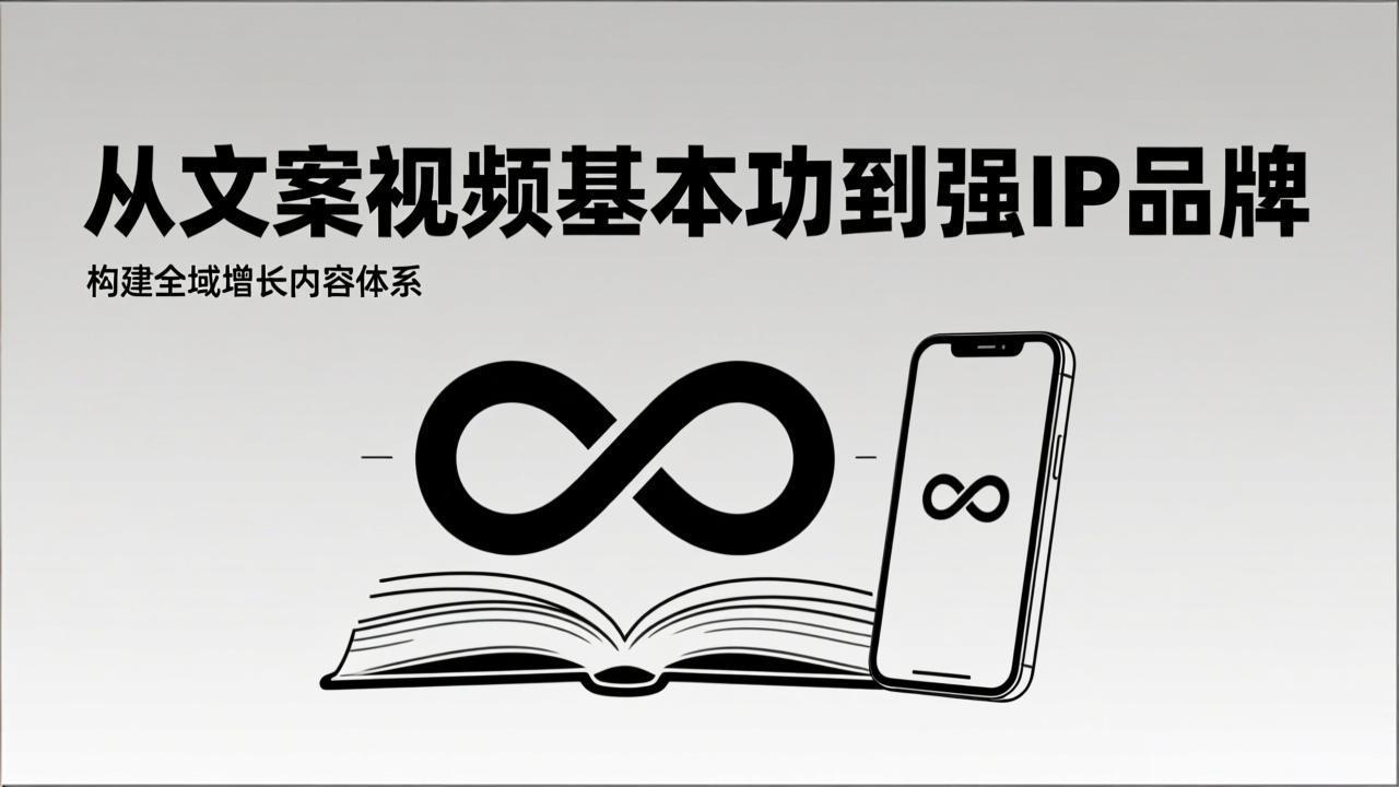 2026内容获客系统课:从文案视频基本功到强IP品牌,构建全域增长内容体系-青禾学社