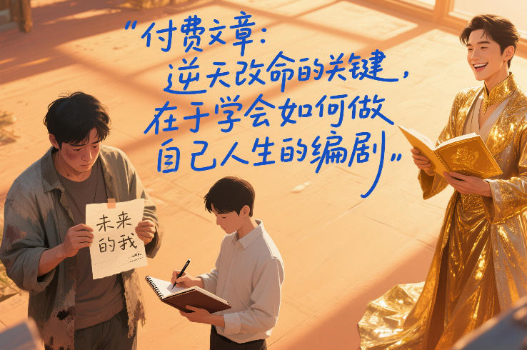 付费文章：逆天改命的关键，在于学会如何做自己人生的编剧-青禾学社