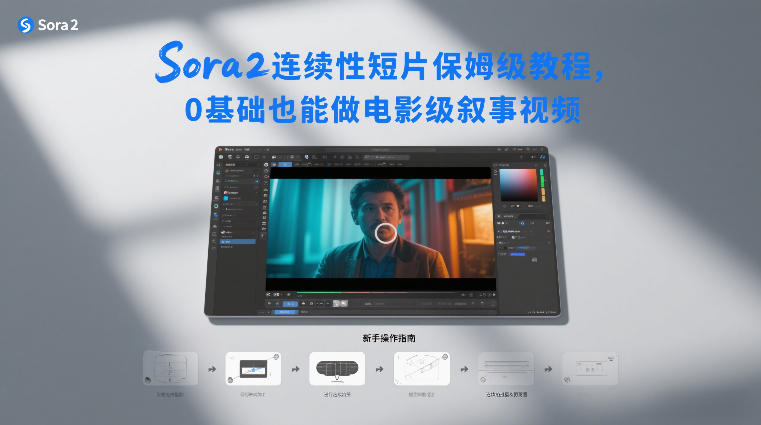 Sora2连续性短片保姆级教程，0基础也能做电影级叙事视频-青禾学社