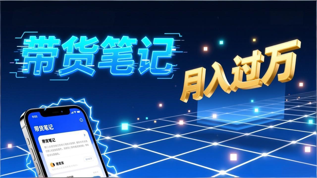 小红书爆款笔记带货实战：拆解封面标题正文全要素，手把手教你单篇笔记带货月入过万-青禾学社