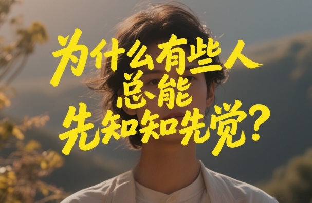 付费文章：为什么有些人总能先知先觉？-青禾学社