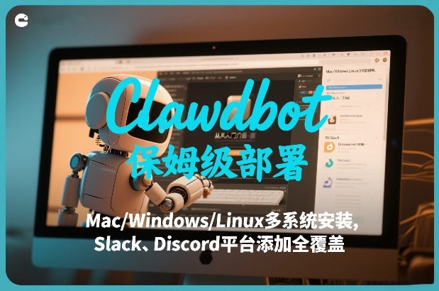 Clawdbot保姆级部署，从入门介绍、Mac/Windows/Linux多系统安装，到Slack、Discord平台添加全覆盖-青禾学社