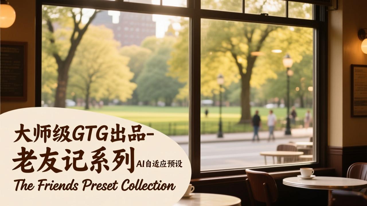 大师级GTG出品-老友记系列AI自适应预设The Friends Preset Collection-青禾学社