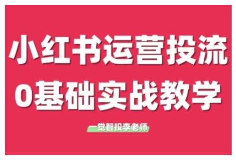 小红书运营投流，小红书广告投放从0到1的实战课，学完即可开始投放(更新26年)-青禾学社