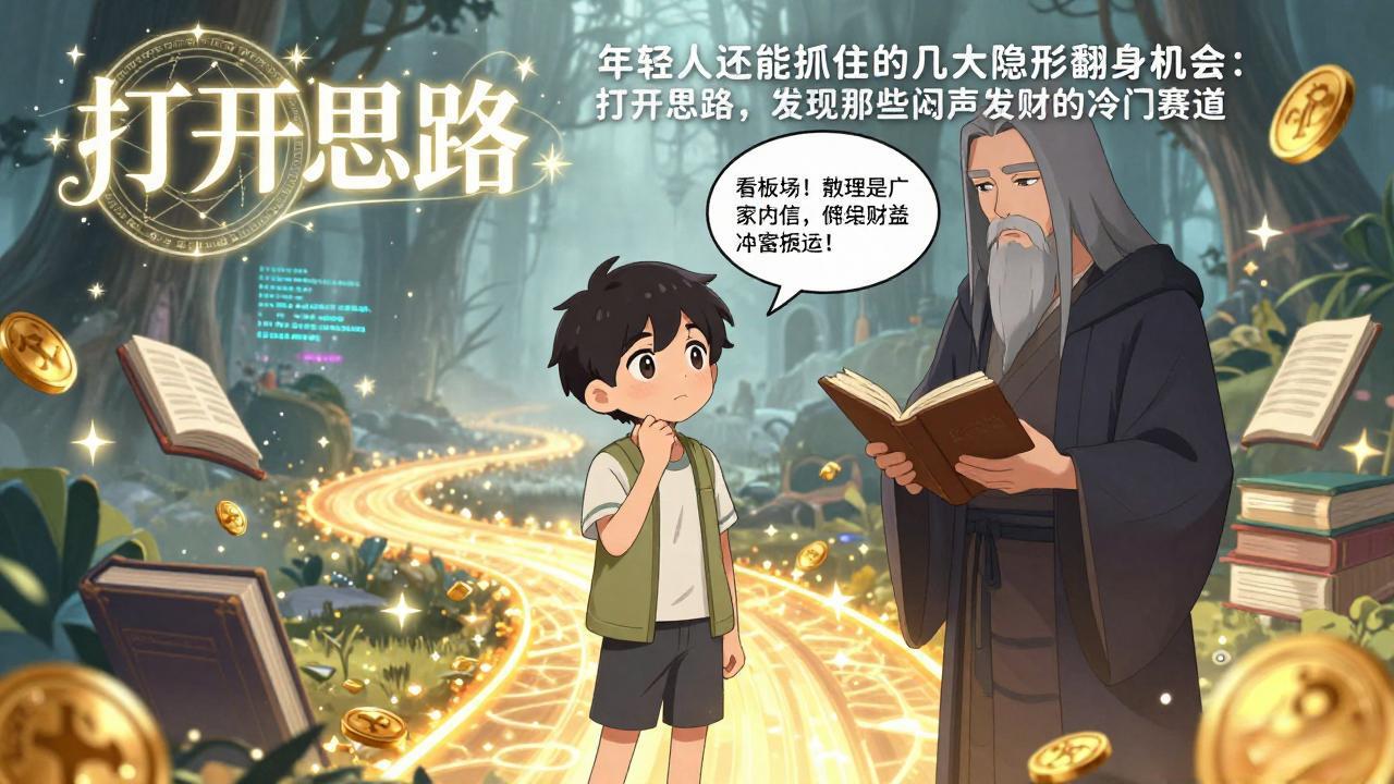 付费文1+2：年轻人还能抓住的几大隐形翻身机会：打开思路，发现那些闷声发财的冷门赛道-青禾学社