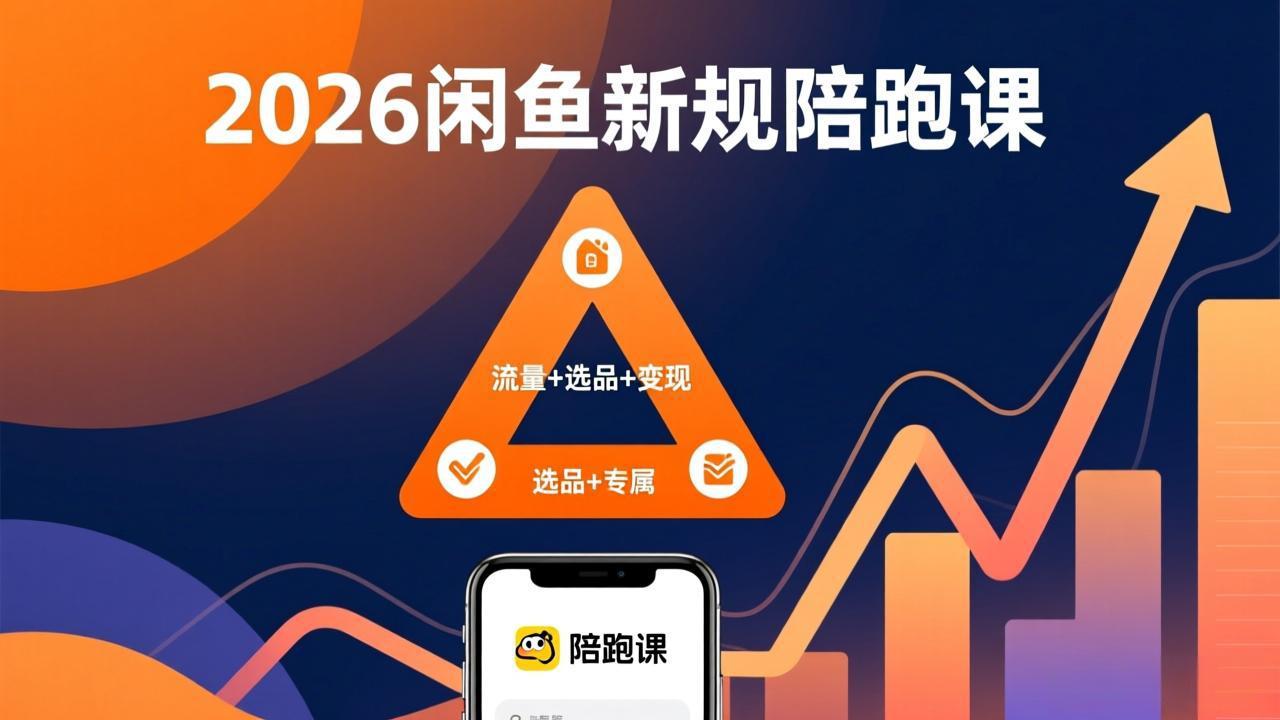 2026闲鱼高阶陪跑课全新上线，带你吃透新规玩转选品流量，从零搭建稳定变现盈利体系-青禾学社