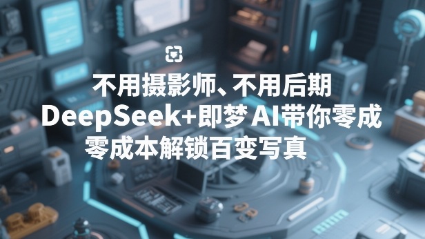 不用摄影师、不用后期，DeepSeek+即梦AI带你零成本解锁百变写真！-青禾学社