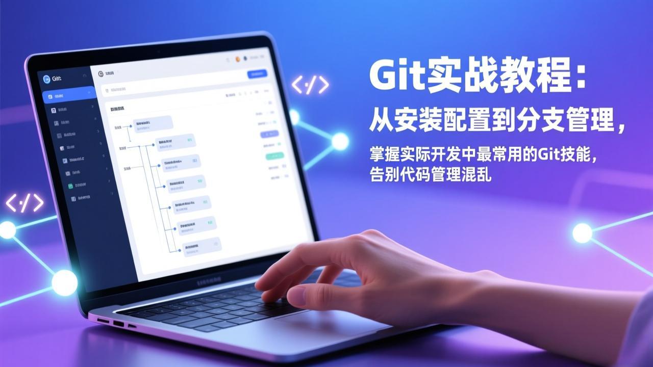 Git实战教程：从安装配置到分支管理，掌握实际开发中最常用的Git技能，告别代码管理混乱-青禾学社