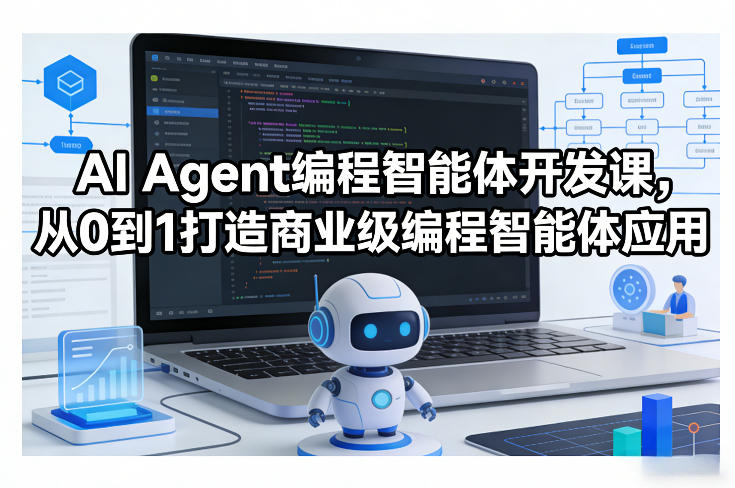 AI Agent编程智能体开发课，从0到1打造商业级编程智能体应用-青禾学社