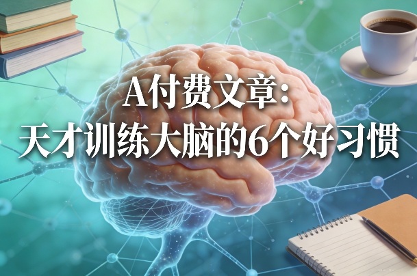 付费文章：天才训练大脑的6个好习惯-青禾学社