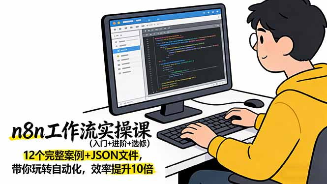 n8n工作流实操课(入门+进阶+选修-青禾学社