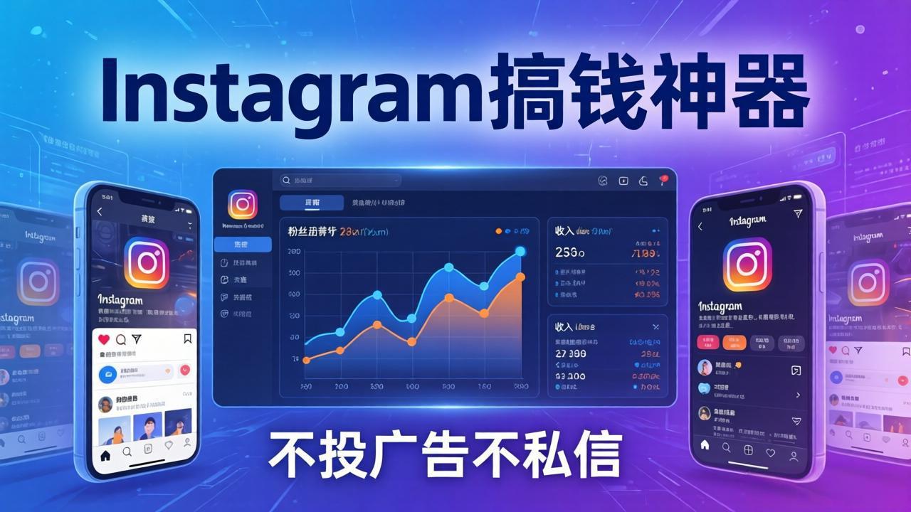 Instagram搞钱神器：月涨6万粉+月入5万刀，不投广告不私信，靠算法+低价产品-青禾学社