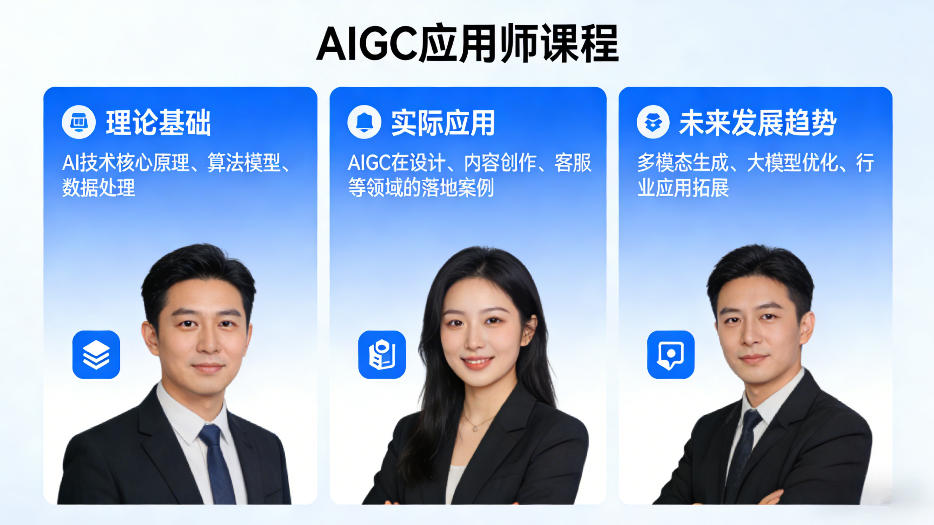 AIGC应用师课程，覆盖了AI技术的理论基础、实际应用、以及未来发展趋势-青禾学社