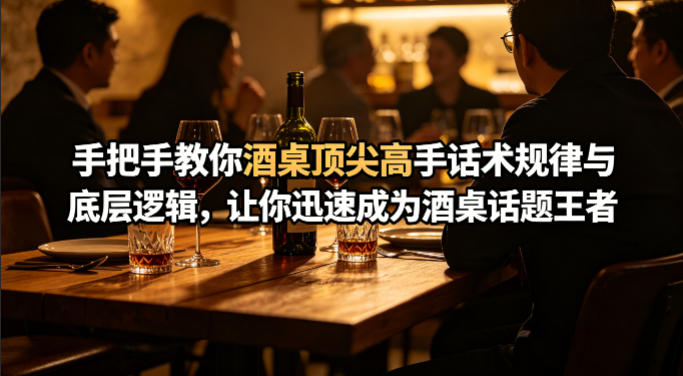付费文章：手把手教你酒桌顶尖高手话术规律与底层逻辑，让你迅速成为酒桌话题王者(二十年全网独家经验分享)-青禾学社